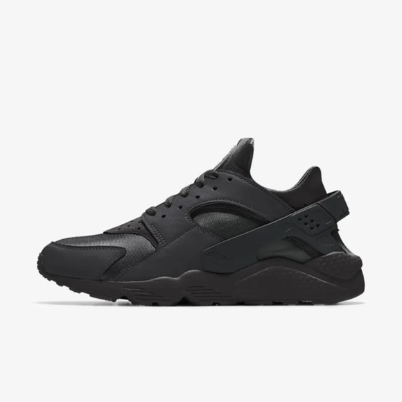 Nike‎ Air Women’s Huarache Shoes Triple Black Size 8 - Picture 2 of 15
